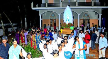 മേലാരിയോട്‌ മദര്‍ തെരേസ ദൈവലയത്തില്‍ ഭക്‌തി സാന്ദ്രമായ ജപമാല പ്രദക്ഷിണം