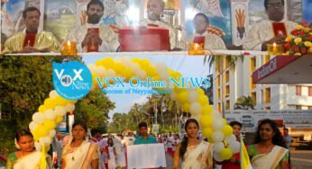 പേയാട്‌ സെയ്ന്റ്‌ ജൂഡ്‌ ദൈവാലയ തിരുനാളിന് ഭക്‌തി സാന്ദ്രമായ തുടക്കം