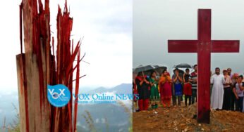 സമൂഹ മാധ്യമങ്ങളില്‍ കുരിശ്‌ തകര്‍ത്ത സംഭവം പോസ്റ്റ്‌ ചെയ്ത വിശ്വാസികളെ അനൂകൂലിച്ച്‌ കുരിശുമല സംരക്ഷണ സമിതി