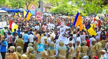 ബോണക്കാട്ടെ കുരിശ്‌ തകര്‍ത്ത്‌ സംഭവം ; നെയ്യാറ്റിന്‍കര ലത്തീന്‍ രൂപതാ വിശ്വാസികളുടെ പ്രതിഷേധം ഇരമ്പി
