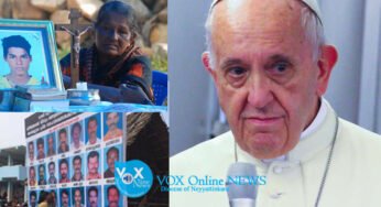 ഓഖി ദുരന്തം ; ഫ്രാന്‍സിസ്‌ മാര്‍പാപ്പയുടെ സാന്ത്വനം