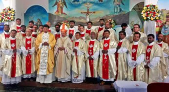 ഡീക്കന്‍ ജസ്റ്റിൻ ഫ്രാൻസിസ്‌ വൈദിക പട്ടം സ്വീകരിച്ചു.