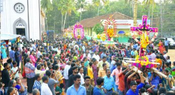 കമുകിൻകോട്‌ തിരുനാളിന്‌ നാളെ സമാപനം:ചപ്ര പ്രദക്ഷണത്തിന്‌ നൂറുകണക്കിന്‌ വിശ്വാസികൾ