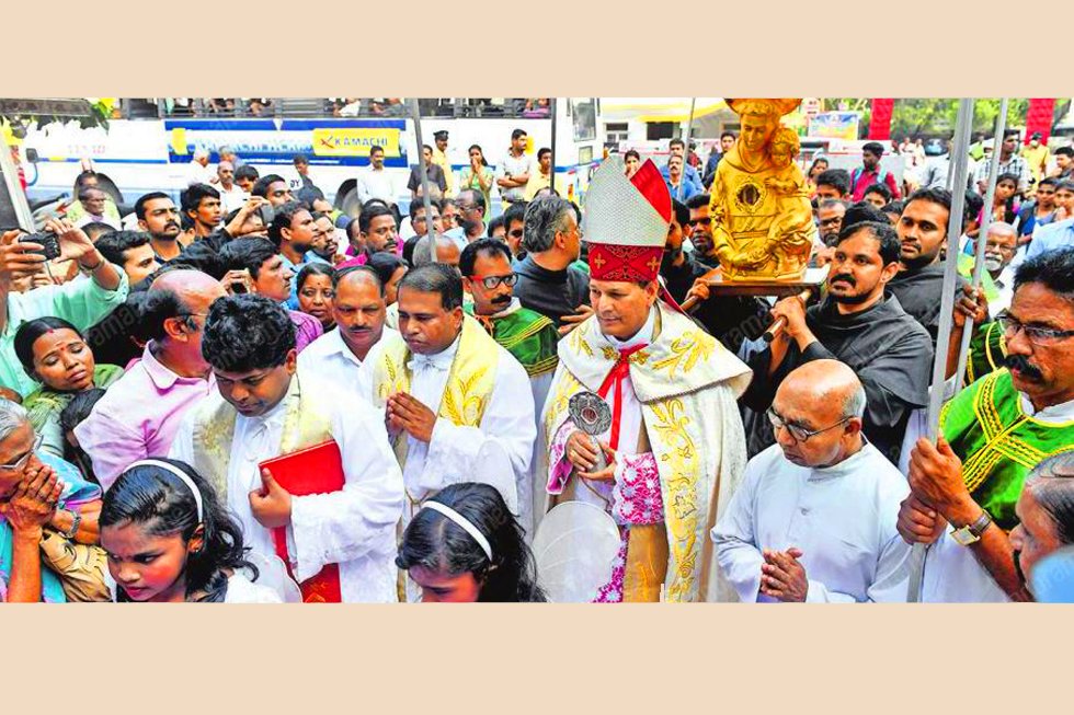 വിശുദ്ധ അന്തോണീസിന്റെ തിരുശേഷിപ്പിനു സ്വീകരണം