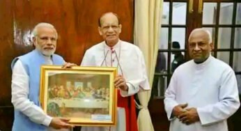 കാത്തോലിക് ബിഷപ്സ് കോൺഫറൻസ് ഓഫ് ഇന്ത്യയുടെ പുതിയ പ്രസിഡന്റ് പ്രധാനമന്ത്രിയുമായി കൂടികാഴ്ച നടത്തി