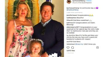 മകളുടെ പ്രഥമ ദിവ്യകാരുണ്യ സ്വീകരണം ഇൻസ്റ്റാഗ്രാമിൽ പങ്കുവച്ച്‌ ഹോളിവുഡ്‌ താരം