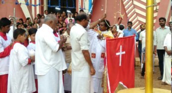 പാലോട്‌ സെന്റ്‌ ജോർജ്  ദേവാലയ തിരുനാളിന്‌ തുടക്കമായി