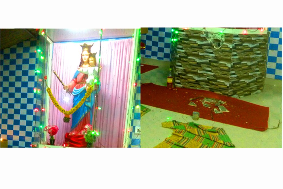 വലിയകുളം അത്‌ഭുതമാതാ കുരിശടിയിൽ മോഷണം