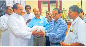 മെഡിക്കൽ കോളജിനു താമരശ്ശേരി രൂപത നിപ്പ പ്രതിരോധ ഉപകരണങ്ങൾ നൽകി