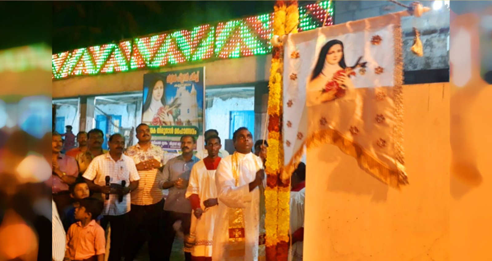 കല്ലമ്പലം ലിറ്റില്‍ ഫ്ളവര്‍ ദേവാലയ തിരുനാളിന് തുടക്കമായി