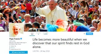 Life becomes more beautiful when we discover that our spirit finds rest in God alone.