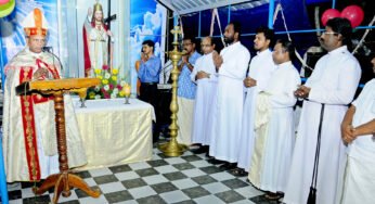 മാഞ്ചിറ ക്രിസ്തുരാജ കുരിശടി ആശീര്‍വദിച്ചു