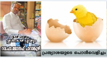 പ്രത്യാശയുടെ പൊന്‍വെളിച്ചം