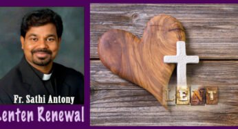 SEASON OF LENT IN PROGRESS; LET US ENJOY RE-CREATION OF US