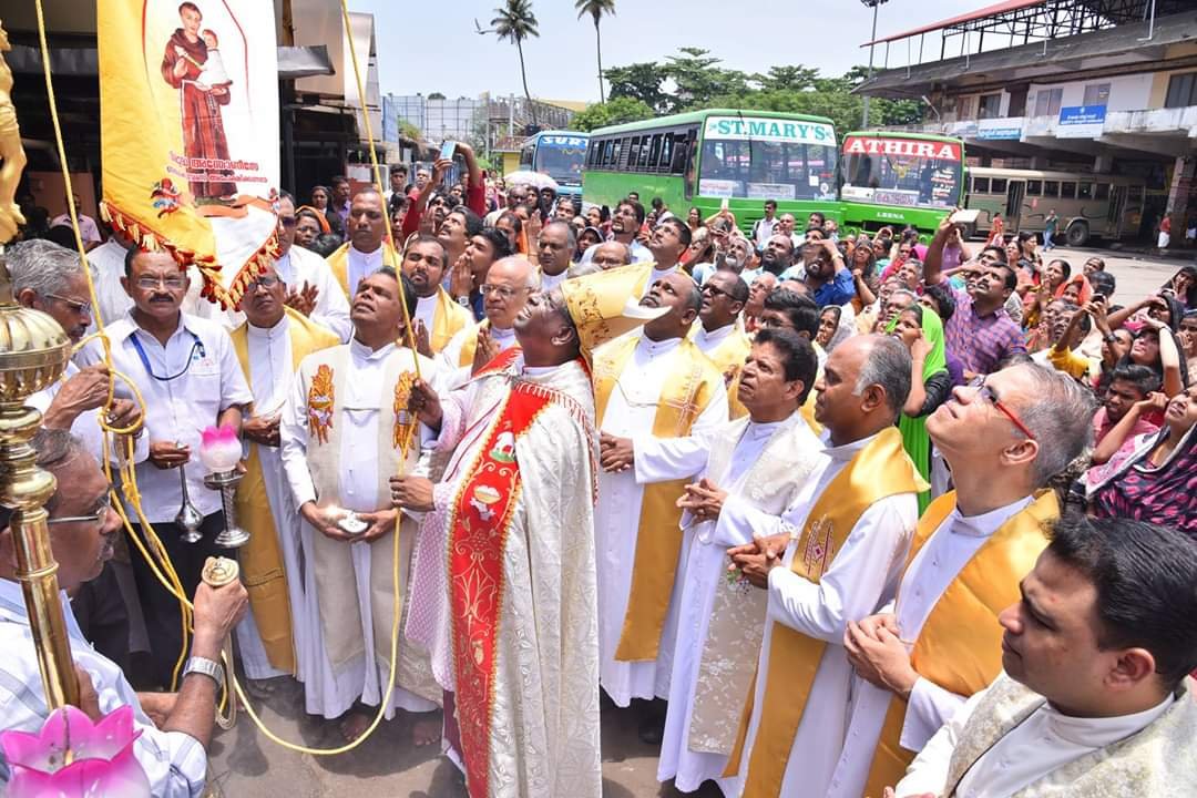 നാഗമ്പടം വിശുദ്ധ അന്തോനീസിന്റെ തിരുശേഷിപ്പ് തീർത്ഥാടന കേന്ദ്രത്തിൽ തിരുനാളിന് തുടക്കമായി