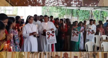പ്രാർത്ഥനാ സംഗമം നടത്തി തങ്ങളുടെ പ്രതിക്ഷേധമറിയിച്ച് കൊല്ലം രൂപതാ കെ.സി.വൈ.എം.