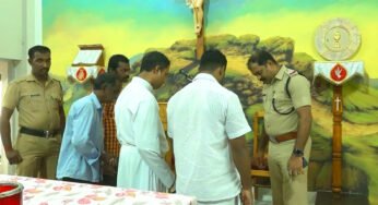 ചന്ദ്രമംഗലം സെന്‍റ് സെബാസ്റ്റ്യന്‍ ദേവാലയത്തിലെ സക്രാരി തുറന്ന് തിരുവോസ്തികള്‍ മോഷ്ടിച്ചു