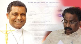 കാർട്ടൂൺ അവഹേളനം; ഗണ്മെന്റിന്റെ സത്വര നടപടികൾക്ക് അനുമോദനവും, തുടർനടപടികളും ആവശ്യപ്പെട്ട് മന്ത്രി ബാലന് ആർച്ച് ബിഷപ്പ് സൂസൈപാക്യം പിതാവിന്റെ കത്ത്