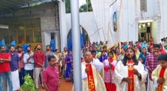 ഏലിയാപുരം കര്‍മ്മലമാതാ ദേവാലയ തിരുനാളിന് കൊടിയേറി