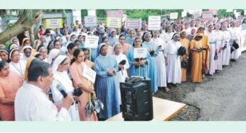 മാതൃഭൂമിക്കെതിരെ പ്രതിഷേധം ശക്തം; കണ്ണൂരില്‍ സന്യസ്തരുടെ പ്രതിഷേധ കൂട്ടായ്മ