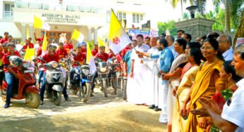 ലത്തീന്‍ സമുദായ സംഗമം; കെ.സി.വൈ.എം. വിളംബര ബൈക്ക് റാലി തുടങ്ങി