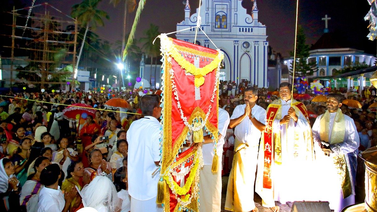 ബാലരാമപുരം സെന്റ് സെബാസ്റ്റ്യന്‍ തീര്‍ഥാടന തിരുനാളിന് ഭക്തി സാന്ദ്രമായ തുടക്കം