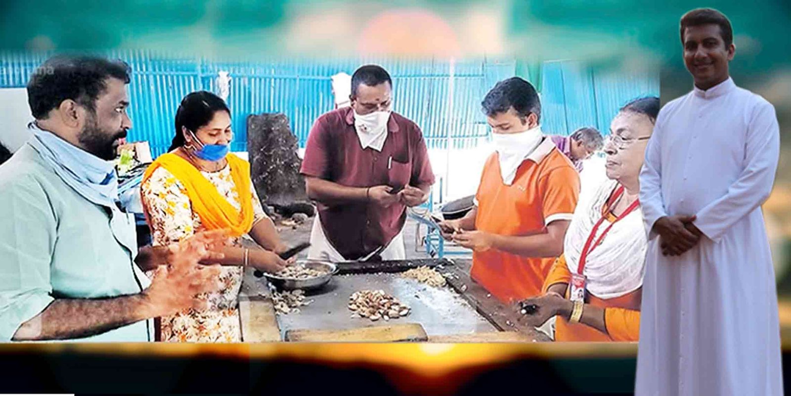 കൊറോണാക്കാലത്തെ ജനരഹിത കുർബാനയ്ക്ക് ശേഷം സർക്കാരിന്റെ കമ്മ്യൂണിറ്റി കിച്ചണിലേയ്ക്ക്; ഫാ.തോമസ് അയിലൂക്കുന്നേൽ സഭയുടെ മറ്റൊരു മുഖം