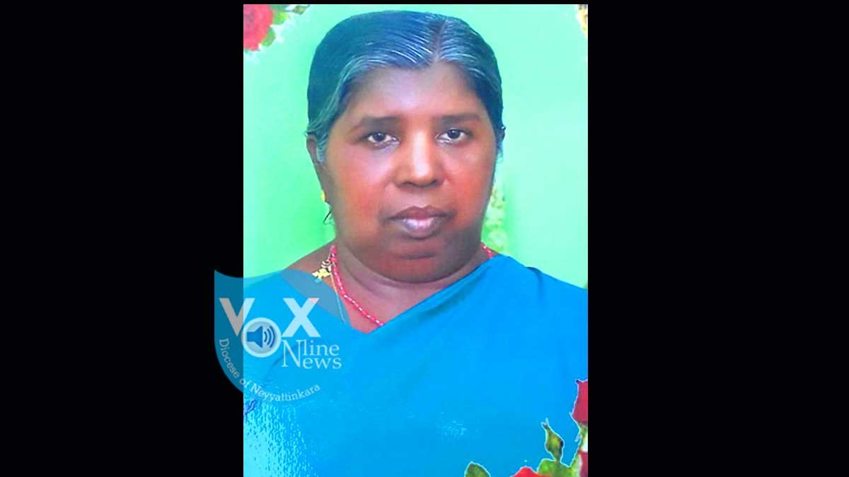 ത്രേസ്യാപുരം ഇടവക വികാരി ഫാ.വര്‍ഗീസിന്‍റെ മാതാവ് നിര്യാതയായി