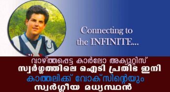 സ്വർഗ്ഗത്തിലെ ഐടി പ്രതിഭ ഇനി കാത്തലിക്ക് വോക്‌സിന്റെയും സ്വർഗ്ഗീയ മധ്യസ്ഥൻ