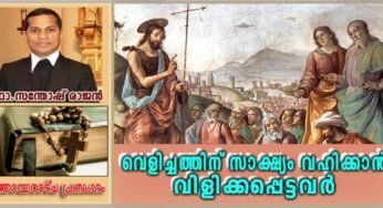 3rd Sunday_Advent Year B_വെളിച്ചത്തിന് സാക്ഷ്യം വഹിക്കാൻ വിളിക്കപ്പെട്ടവർ