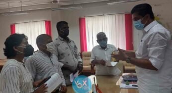 മന്ത്രി റോഷി അഗസ്റ്റിന് ചെല്ലാനം-കൊച്ചി ജനകീയവേദിയുടെ നിവേദനം നൽകി