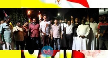 തിരുവോസ്തി മാലിന്യ ചതുപ്പിൽ – പ്രതിഷേധയോഗവും, പ്രകടനം സംഘടിപ്പിച്ച് കെ.സി.വൈ.എം. കൊച്ചി രൂപത