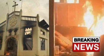 ദേവാലയം അഗ്നിക്കിരയാക്കി : BREKING NEWS