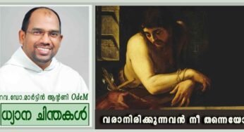 Advent_3rd Sunday_”വരാനിരിക്കുന്നവൻ നീ തന്നെയോ?” (മത്താ11: 2-11)