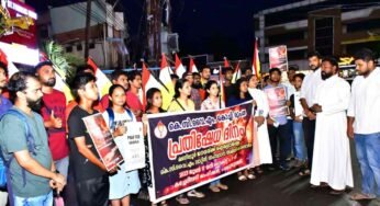 മണിപ്പൂരിലെ ക്രൈസ്ത വംശഹത്യക്കെതിരെ കെ.സി.വൈ.എം. കൊച്ചി രൂപതാ സമിതിയുടെ പ്രതിഷേധം