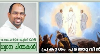 Transfiguration of Jesus Christ_പ്രകാശം പരത്തുവിൻ (മത്താ 17:1-9)