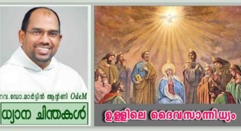 ഉള്ളിലെ ദൈവസാന്നിധ്യം (യോഹ 15:26-27, 16:12-15)