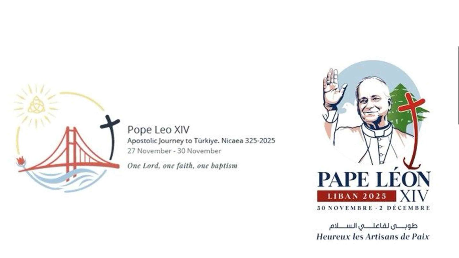 തുര്ക്കിയിലേക്കും ലെബനനിലേക്കുമുള്ള അപ്പോസ്തലിക യാത്രകളുടെ ലോഗോയും മുദ്രാവാക്യങ്ങളും പുറത്തിറക്കി വത്തിക്കാന് മാധ്യമ വിഭാഗം